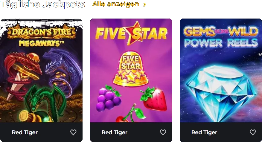 Tägliche Jackpots