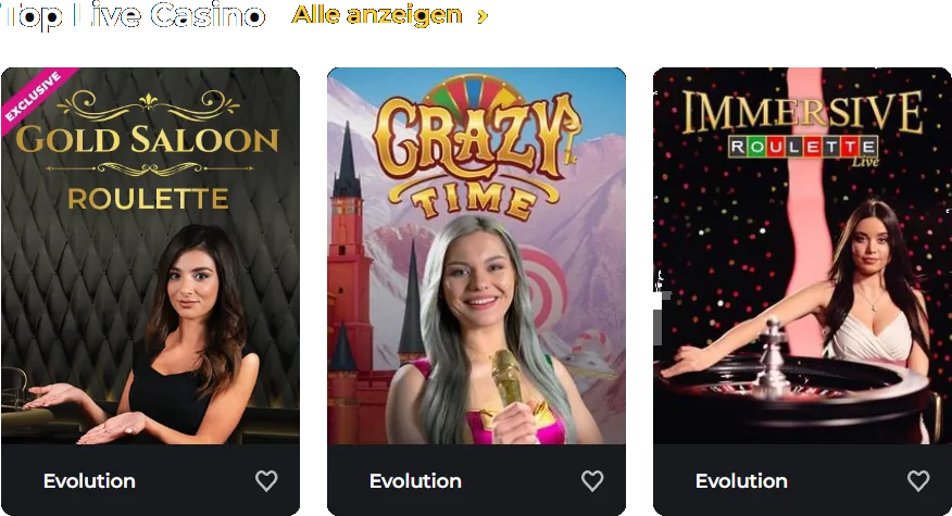 Boomerang Casino Live Casino